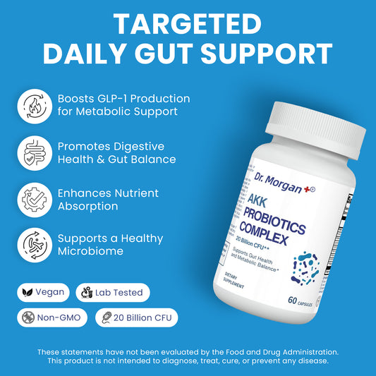 Dr.Morgan AKK Probiotics Complex 60 Vegetarian Capsules