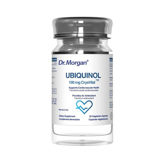 Dr. Morgan+ Ubiquinol 100 mg CrysVital™