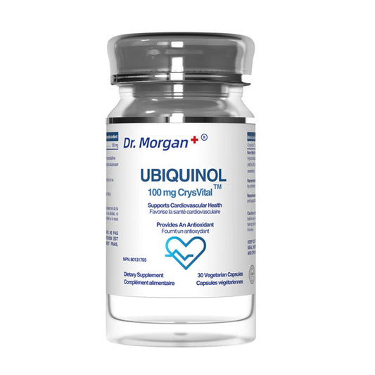 Dr. Morgan+ Ubiquinol 100 mg CrysVital™