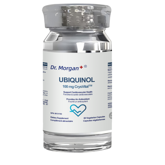 Dr. Morgan+ Ubiquinol 100 mg CrysVital™