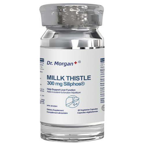 Dr. Morgan+ Milk Thistle 300 mg Siliphos®