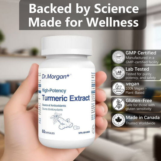 Dr. Morgan™ Turmeric Curcumin 95% – 60 Vegan Capsules (Dietary Supplement)