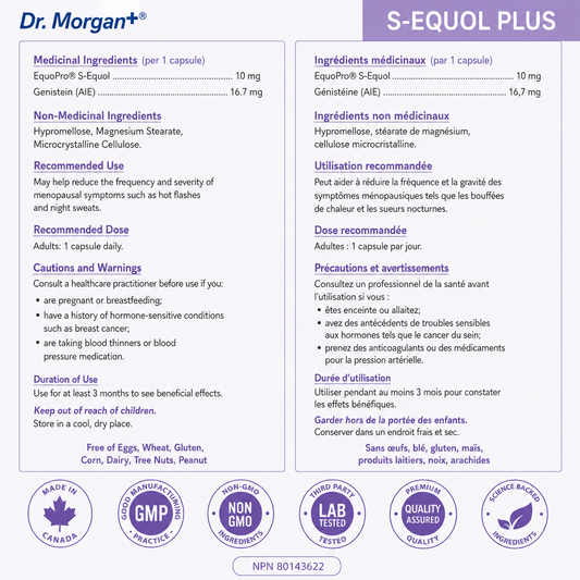 Dr. Morgan S-Equol & Genistein Capsule