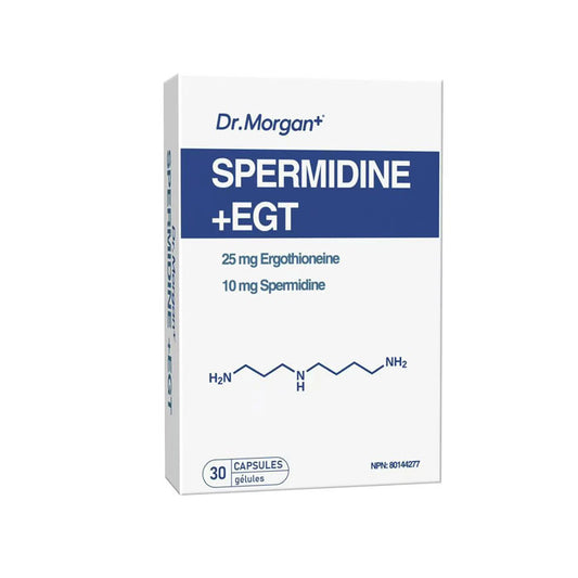 Dr. Morgan Spermidine + Ergothioneine (EGT)  30 Capsules