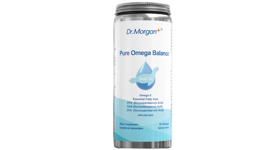 Dr. Morgan Pure Omega Balance Omega-3 fatty acids support cardiovascular health