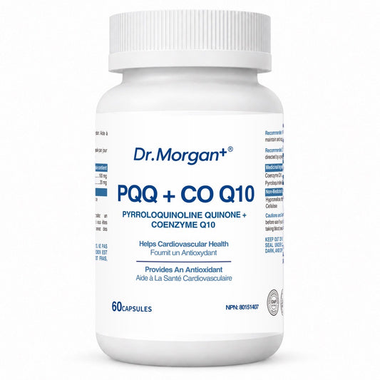 Dr. Morgan PQQ + CoQ10, 60 vegetarian capsules, NPN 80151407