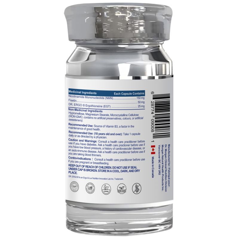 Dr. Morgan EGT+ NMN+ Fisetin Capsules - Dr.morgan -  - 