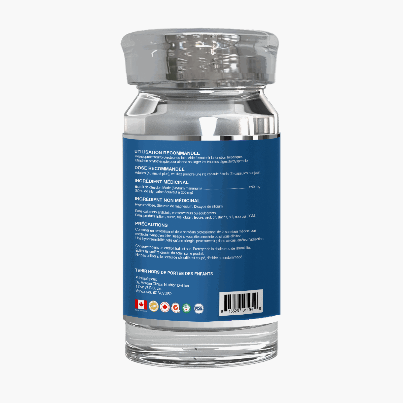 Dr. Morgan+ Milk Thistle Extract 60 CAPSULES - Dr.morgan -  - 