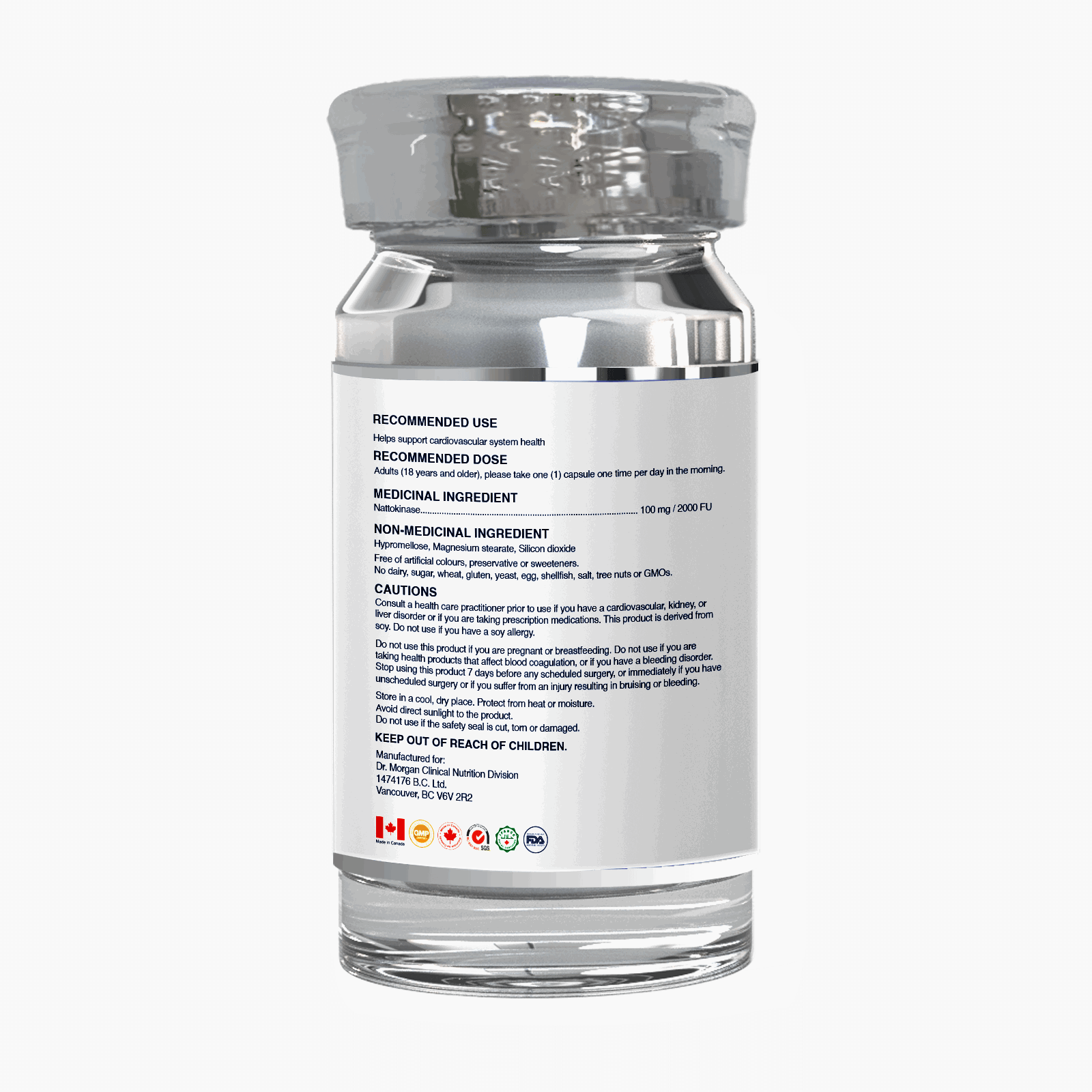Dr. Morgan +Nattokinase 2000 FU - Dr.morgan -  - 