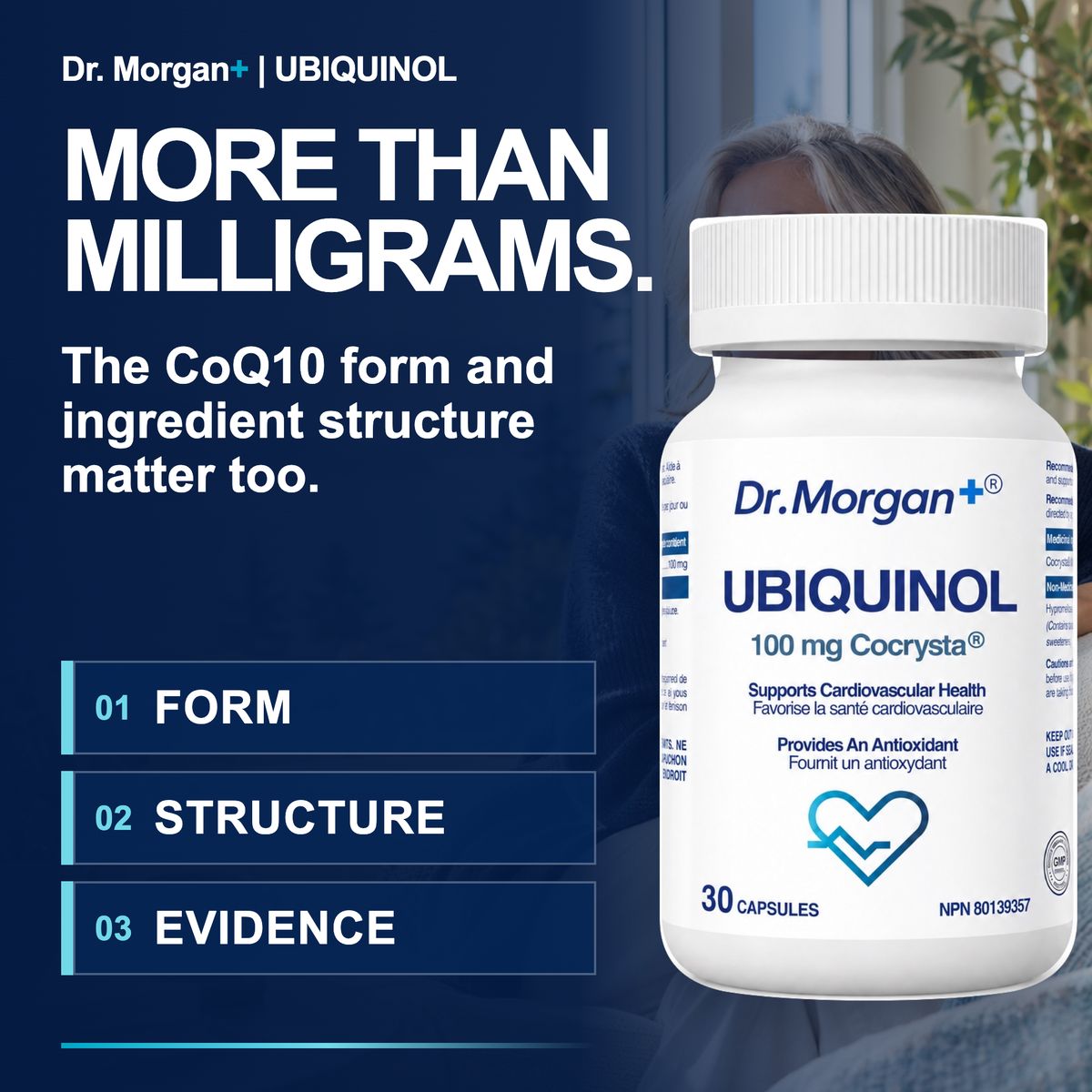 Dr. Morgan Ubiquinol form, structure and evidence overview